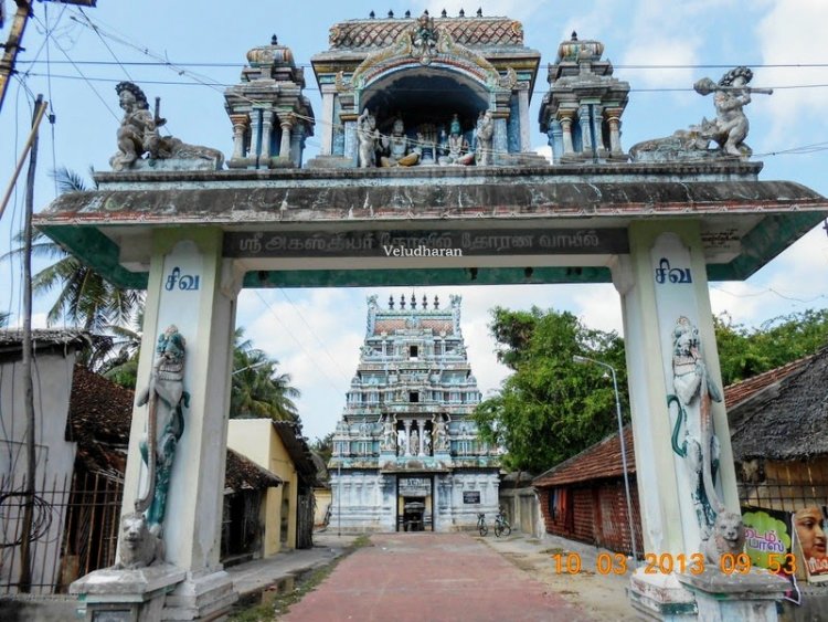 माई शिव मंदिर में अगथियार प्रदाष्ट